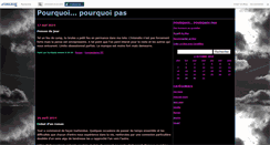 Desktop Screenshot of pourquoi333.canalblog.com