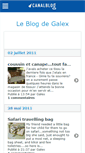 Mobile Screenshot of leblogdegalex.canalblog.com