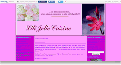 Desktop Screenshot of lilijoliecuisine.canalblog.com