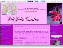 Tablet Screenshot of lilijoliecuisine.canalblog.com
