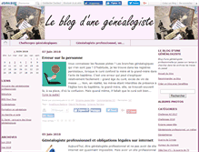 Tablet Screenshot of genealogiepro.canalblog.com