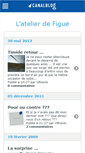 Mobile Screenshot of latelierdefigue.canalblog.com