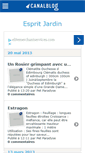 Mobile Screenshot of espritjardin.canalblog.com