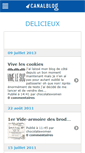 Mobile Screenshot of delicious.canalblog.com