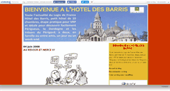 Desktop Screenshot of hoteldesbarris.canalblog.com