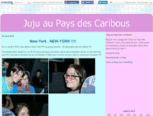 Tablet Screenshot of jujuetlecaribou.canalblog.com