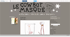 Desktop Screenshot of lecowboymasque.canalblog.com