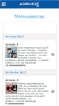 Mobile Screenshot of matouyescrap.canalblog.com
