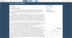 Desktop Screenshot of monimmobilier.canalblog.com