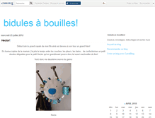 Tablet Screenshot of bidulesabouilles.canalblog.com