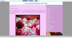 Desktop Screenshot of julielagourmande.canalblog.com