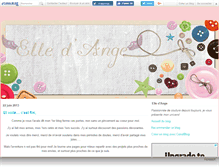 Tablet Screenshot of elledange.canalblog.com