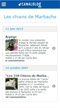 Mobile Screenshot of chiensdemarbache.canalblog.com