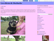 Tablet Screenshot of chiensdemarbache.canalblog.com
