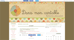 Desktop Screenshot of dansmoncartable.canalblog.com