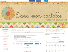 Tablet Screenshot of dansmoncartable.canalblog.com