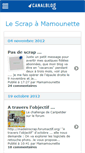 Mobile Screenshot of mamamounette.canalblog.com