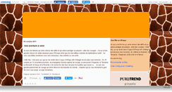 Desktop Screenshot of filleenafrique.canalblog.com