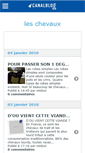Mobile Screenshot of leschevaux2000.canalblog.com