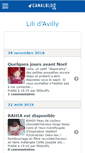 Mobile Screenshot of lilidavilly.canalblog.com