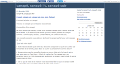 Desktop Screenshot of canapelit.canalblog.com