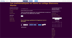Desktop Screenshot of maths5.canalblog.com