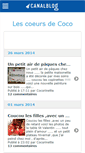 Mobile Screenshot of cococoeurs.canalblog.com
