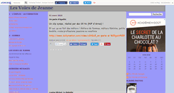 Desktop Screenshot of lesvoiesdejeanne.canalblog.com