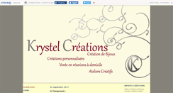 Desktop Screenshot of krystelcreations.canalblog.com