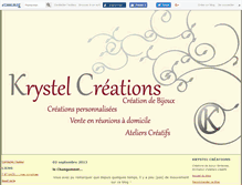 Tablet Screenshot of krystelcreations.canalblog.com