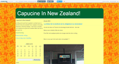 Desktop Screenshot of capuinnewzealand.canalblog.com