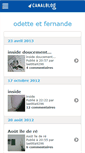 Mobile Screenshot of odetteetfernande.canalblog.com