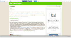 Desktop Screenshot of myrmecofaune.canalblog.com