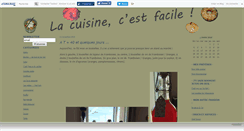 Desktop Screenshot of lacuisinecfacile.canalblog.com
