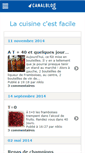 Mobile Screenshot of lacuisinecfacile.canalblog.com