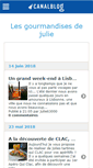 Mobile Screenshot of gourmandisejulie.canalblog.com