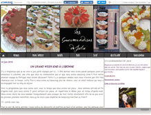 Tablet Screenshot of gourmandisejulie.canalblog.com