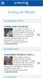 Mobile Screenshot of manee.canalblog.com