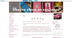 Desktop Screenshot of chloedesbois.canalblog.com