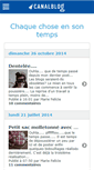 Mobile Screenshot of chloedesbois.canalblog.com