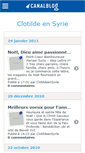 Mobile Screenshot of clotildeensyrie.canalblog.com