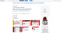 Desktop Screenshot of blogetsocialisme.canalblog.com