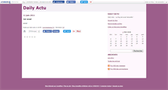Desktop Screenshot of dailyactu.canalblog.com