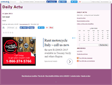 Tablet Screenshot of dailyactu.canalblog.com