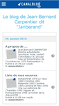 Mobile Screenshot of janberand.canalblog.com