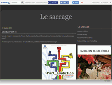 Tablet Screenshot of lesaccage.canalblog.com