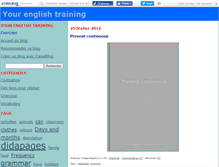 Tablet Screenshot of englishtraining.canalblog.com