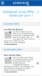 Mobile Screenshot of darkpixel.canalblog.com