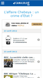 Mobile Screenshot of chebeya.canalblog.com