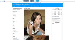 Desktop Screenshot of fillesweb.canalblog.com
